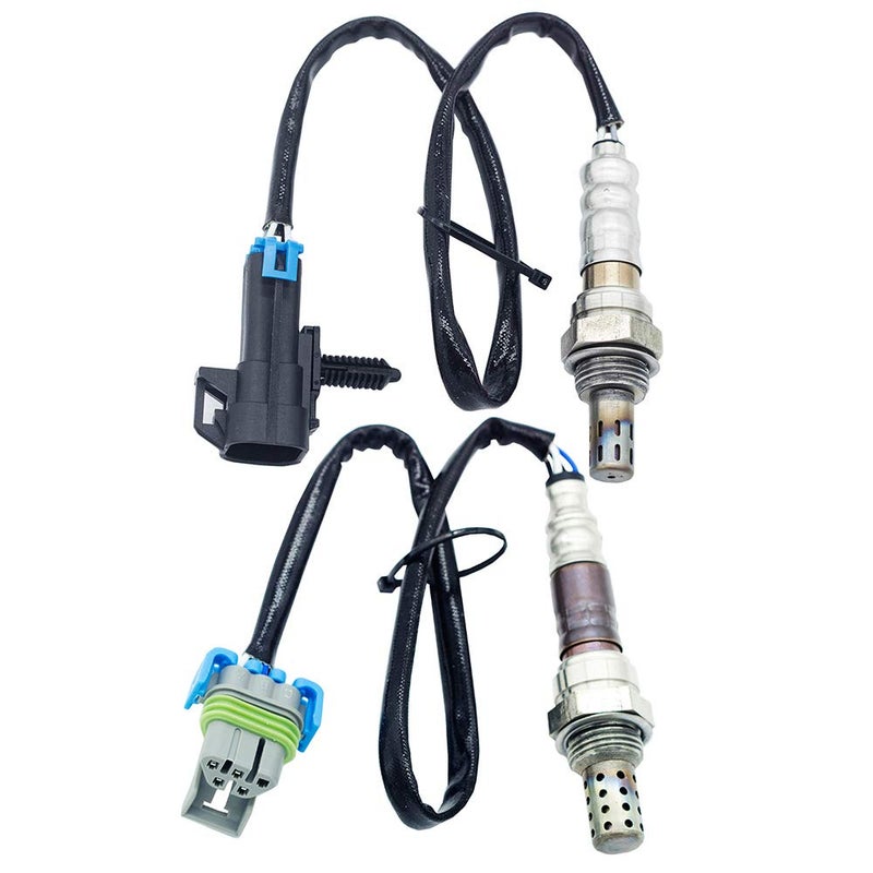 higherbro 2PCS Oxygen O2 Sensor 1 & 2 for 2010 2011 2012 2013 2014 GMC Terrain 2.4L Upstream + Downstream - Image 1